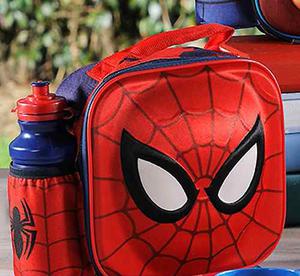 Lonchera 3d Y Botella Sport Spiderman Colegio Hombre Araña