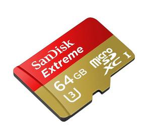 Memoria Micro Sd 64 Gb Extreme Clase 10 Sandisk 100 Mb/s