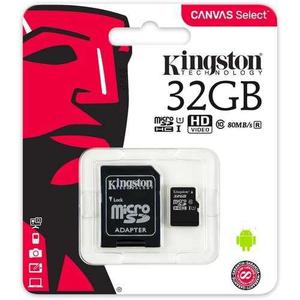 Memoria Micro Sd Kingston 32gb Clase x Original