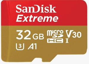 Microsd Sandisk Extreme 32 Gb Clmb + Adp