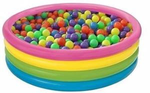 Nueva Piscina Inflable +100 Pelotas Intex114cm Plástico