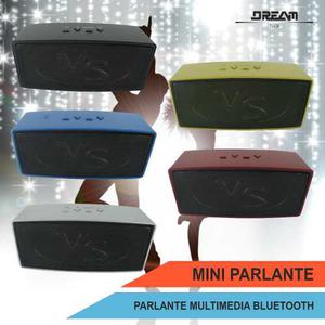 Radio Parlante Bluetooth Usb Micro Sd Fm Luz Led Rítmica
