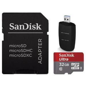 Sandisk Ultra Tarjeta Micro Sdde 32gb - 80m Mb/s + Adaptador
