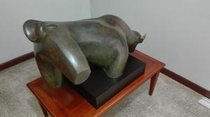 Escultura Toro Bronce Luis Sifuentes Mamanka