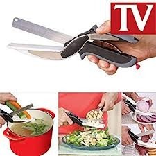 Cuchillo Ayunate De Cocina Tv Clever Cutter 2 En 1