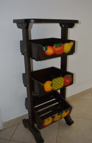 Mueble organizador de frutas y verduras