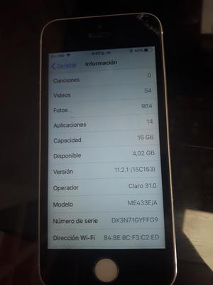 iPod 5s Libre de Icloud 16gb