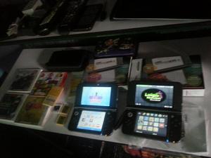 Dos Nintendo New 3DS XL y consola xbox 360.