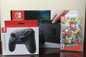 Nintendo Switch Mario Odyssey Control PRO ¡NUEVO!