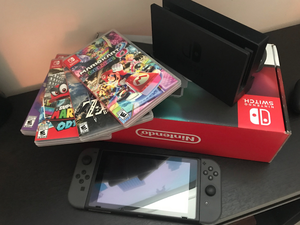 Nintendo Switch con 4 super juegos!