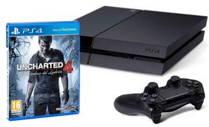 Play Station 4 2 controles FIFA 18 / Uncharted 4 / Naruto
