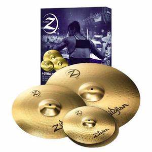 Set De Platillos Zildjian Plz4pk 14 Hi Hats 16 Crash 20 Ride