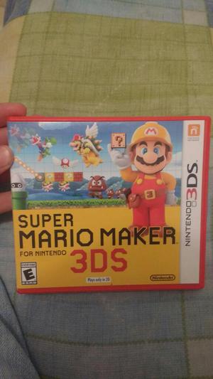 Super Mario Maker 3ds en Perfecto Estado