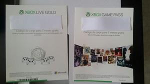 Xbox Live Gold Game Pass 3 Meses Membr