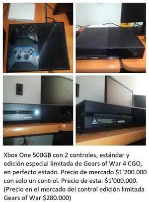 Xbox One 500gb + Control Ed.limitada Gow