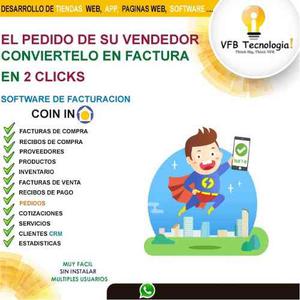 Software De Facturacion, Inventario, Stock, Crm, Proveedores