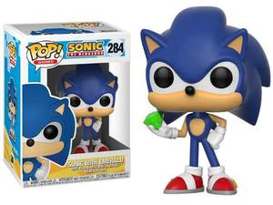 Sonic The Hedgehog Sonic With Emerald Figura Funko Pop