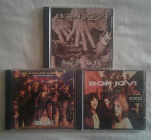 3 Cds de Bon Jovi Originales Usados