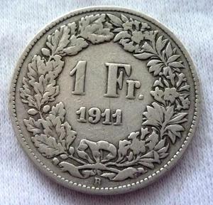 Moneda de Plata de Suiza de 