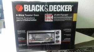 Black Decker horno tostador 4 rebanadas, acero