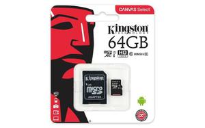 Memoria Kingston Micro Sd 64 Gb C  Mb/seg Sdcs/64gb
