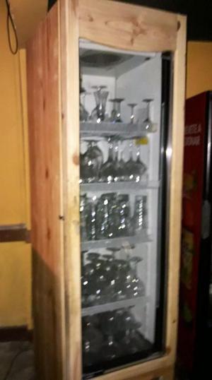 Nevera Refrigerador Enchapado Madera