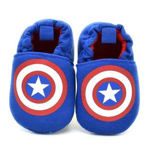 Zapatos De Capitan America Para Bebes Niños Suela Suave