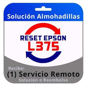 Reset Epson L375 Servicio Remoto Inmediato En 5 Minutos.