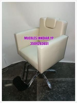 Silla Neumática para Peluquería