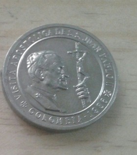 Moneda/medalla Colombia Visita Juan Pablo Ii -  - Nueva!