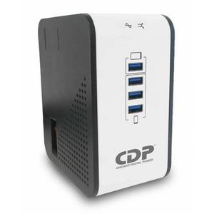 Regulador Voltaje Cdp va/400w Puertos Usb - R2cu-avr