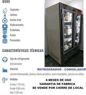 SE VENDE REFRIGERADORCONGELADOR, 6 MESES DE USO $ 