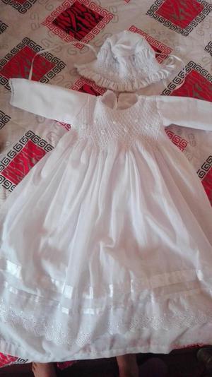 Vestido de bautiz nia