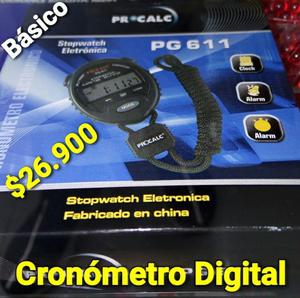 Cronometro Digital Básico Negro