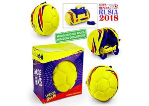 Maletin Deportivo Plegable Colombia en forma de Balón del