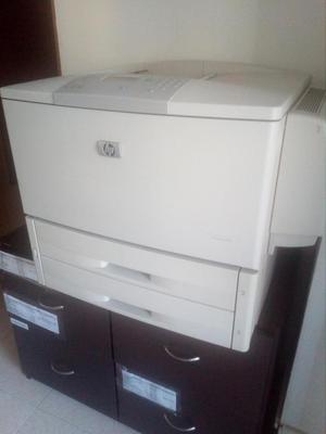 Impresora laser HP  monocromatic duplex y en red.