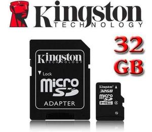 MEMORIA MICROSD 32GB ORIGINAL KINGSTON CLASE10 SD ADAP
