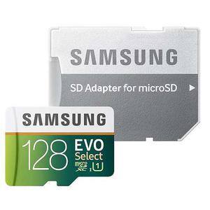 Micro Sdxc 128gb Samsung Evo Select 4k U Mb/s Clase 10