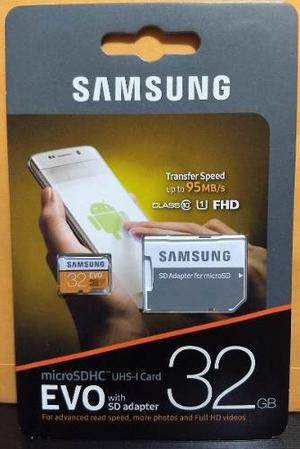 Samsung 32 Gb Microsd Hc Evo Tarjeta Memoria 4k p