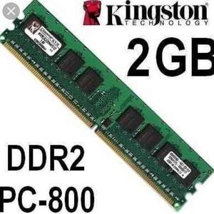 2 Gigas Memorias para Pc de Escritorio