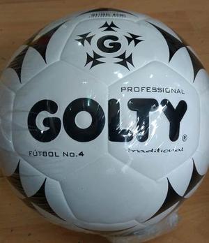 Balon Futbol N4 Sintetica Laminado Profesional Golty Clasico