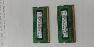 PACK DE 2 MEMORIA RAM 4GB  PC3. SAMSUNG