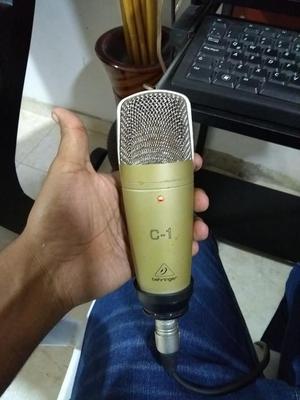 Microfono condensador para estudio de grabacion