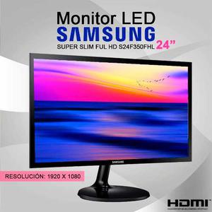 Monitor Samsung 24 Led Hdmi/ Vga S24f350fhl