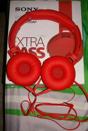 Audifonos Sony Extra Bass Rojos