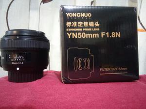 Lente 50mm 1.8 para Nikon Yongnuo Nuevo.