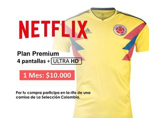 Netflix Premium Ultrahd 4 Pantallas