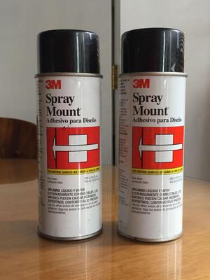 Adhesivo De Spray. Spray Mount 3M 2 latas