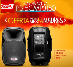 Cabina Activa PRO DJ PB15CMP3 OFERTA!!