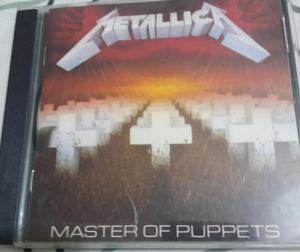Cd Original Master Of Puppets Metallica
